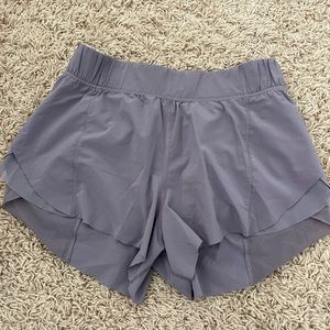 Lululemon size 2 purple/grey shorts